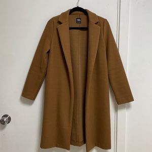 Zara camel coat Sz XS